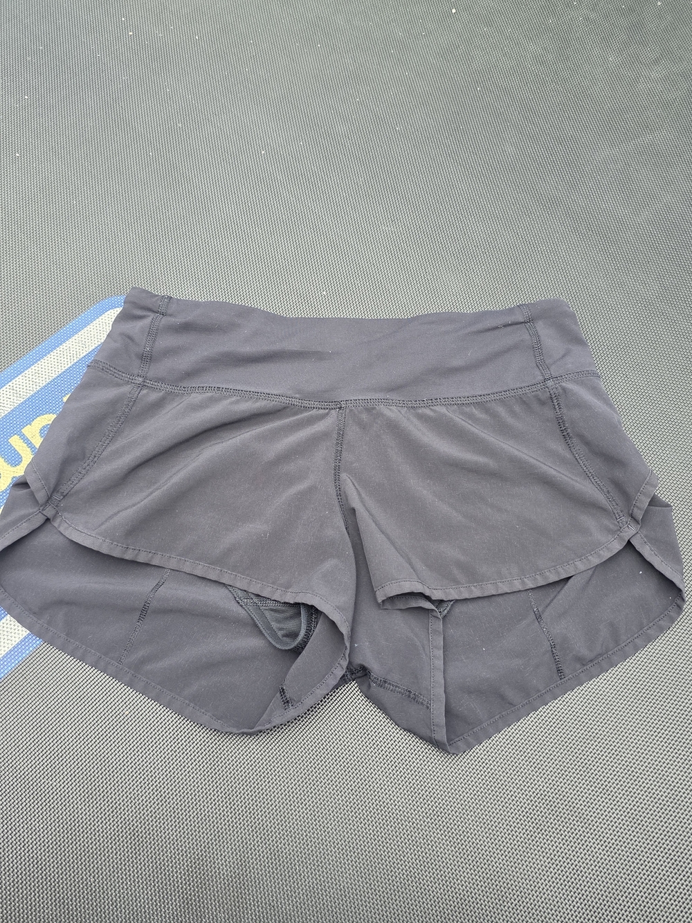 lululemon athletica Black Double-Layer Athletic Shorts